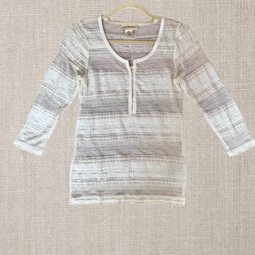 Ralph Lauren off white lace Top
